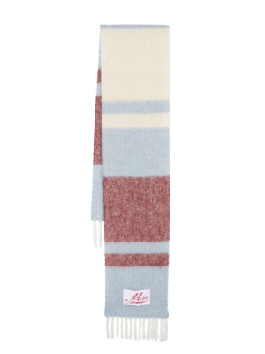

Striped fringed scarf, Marni Striped fringed scarf