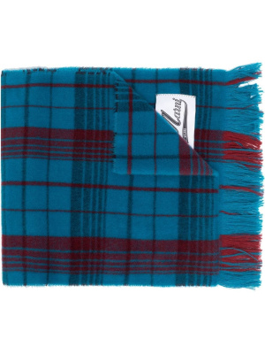 

Tartan-check virgin-wool scarf, Marni Tartan-check virgin-wool scarf