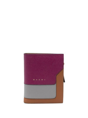 

Colour-block leather wallet, Marni Colour-block leather wallet