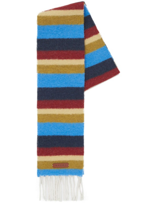 

Stripe-embroidered scarf, Marni Stripe-embroidered scarf