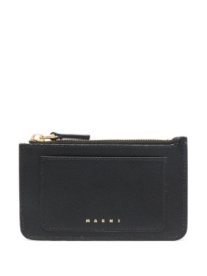 

Saffiano leather flat wallet, Marni Saffiano leather flat wallet