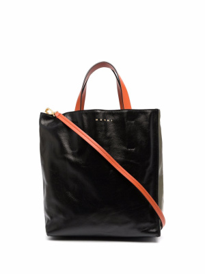 

Colourblock leather tote bag, Marni Colourblock leather tote bag