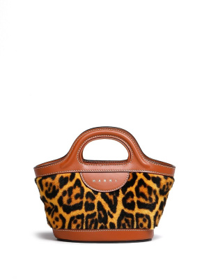 

Tropicalla leaopard-print shoulder bag, Marni Tropicalla leaopard-print shoulder bag
