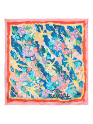 

Silk floral-print scarf, Marni Silk floral-print scarf