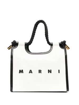 

Medium Marcel canvas tote bag, Marni Medium Marcel canvas tote bag