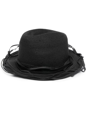 

Distressed-effect interwoven hat, Yohji Yamamoto Distressed-effect interwoven hat