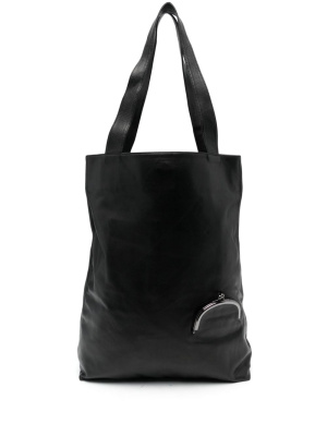 

Clasp leather tote bag, Yohji Yamamoto Clasp leather tote bag