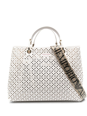 

MyEA logo-perforated tote bag, Emporio Armani MyEA logo-perforated tote bag