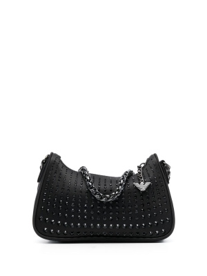 

Rhinestone-embellished shoulder bag, Emporio Armani Rhinestone-embellished shoulder bag