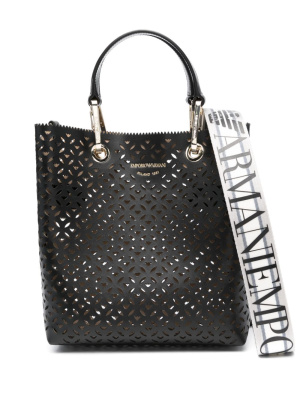 

Small MyEA cut-out detail tote bag, Emporio Armani Small MyEA cut-out detail tote bag