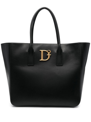 

Logo-plaque detail tote bag, Dsquared2 Logo-plaque detail tote bag
