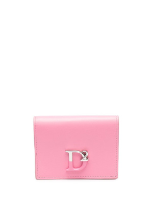 

Logo-plaque foldover wallet, Dsquared2 Logo-plaque foldover wallet