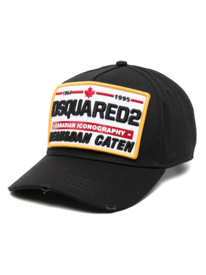 

Logo-patch cotton baseball cap, Dsquared2 Logo-patch cotton baseball cap
