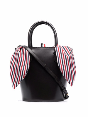 

RWB-stripe bucket bag, Thom Browne RWB-stripe bucket bag