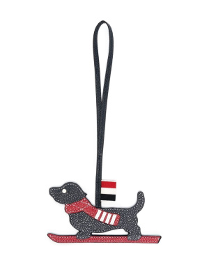 

Hector embroidered skiing tag, Thom Browne Hector embroidered skiing tag