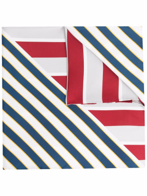 

Striped silk twill scarf, Thom Browne Striped silk twill scarf