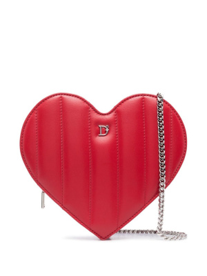 

Heart-shaped crossbody bag, Dsquared2 Heart-shaped crossbody bag