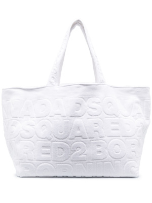 

Twin logo-jacquard tote bag, Dsquared2 Twin logo-jacquard tote bag
