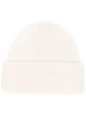 

Chunky ribbed-knit beanie, TOTEME Chunky ribbed-knit beanie