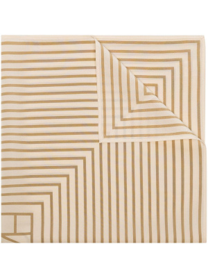 

Striped logo scarf, TOTEME Striped logo scarf