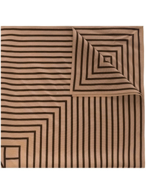 

Monogram silk scarf, TOTEME Monogram silk scarf