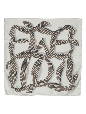 

Knot-print silk scarf, TOTEME Knot-print silk scarf