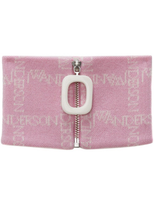 

Monogram-print merino neck scarf, JW Anderson Monogram-print merino neck scarf