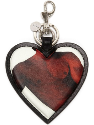 

Heart-shaped leather keyring, JW Anderson Heart-shaped leather keyring