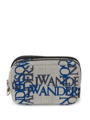 

Logo jacquard zip pouch, JW Anderson Logo jacquard zip pouch