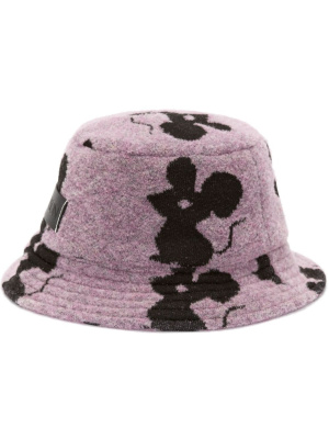 

Mouse logo-patch bucket hat, JW Anderson Mouse logo-patch bucket hat