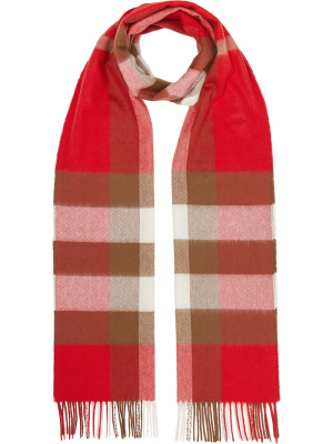 

Check cashmere scarf, Burberry Check cashmere scarf