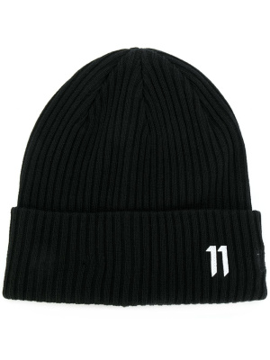 

Ribbed beanie, 11 By Boris Bidjan Saberi Ribbed beanie
