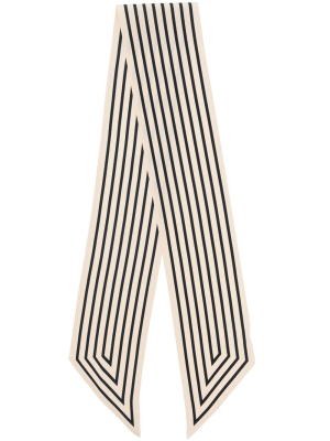 

Striped silk ribbon scarf, TOTEME Striped silk ribbon scarf