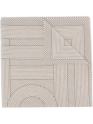 

Striped organic cotton-silk scarf, TOTEME Striped organic cotton-silk scarf