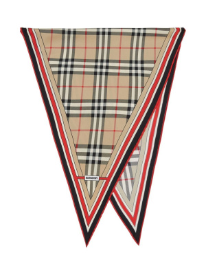 

Vintage-Check silk scarf, Burberry Vintage-Check silk scarf