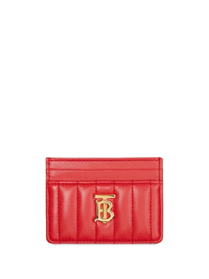 

Lola logo plaque quilter cardholder, Burberry Lola logo plaque quilter cardholder
