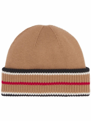 

Icon Stripe beanie hat, Burberry Icon Stripe beanie hat