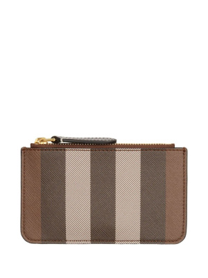 

Exaggerated Check coin case, Burberry Exaggerated Check coin case