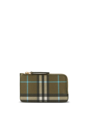 

Check-pattern zipped card holder, Burberry Check-pattern zipped card holder