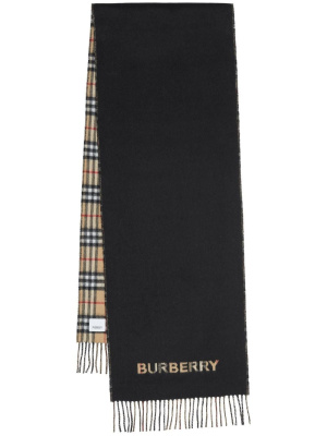 

Reversible Check cashmere scarf, Burberry Reversible Check cashmere scarf