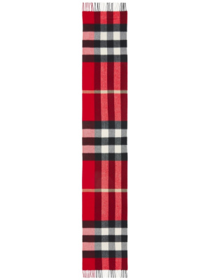 

The Classic Check-pattern fringed-trim scarf, Burberry The Classic Check-pattern fringed-trim scarf