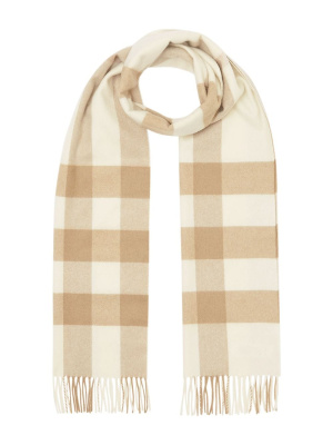 

Check Cashmere Scarf, Burberry Check Cashmere Scarf