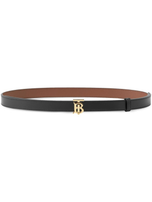 

Reversible logo-buckle leather belt, Burberry Reversible logo-buckle leather belt