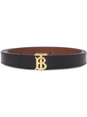 

Monogram-buckle reversible leather belt, Burberry Monogram-buckle reversible leather belt