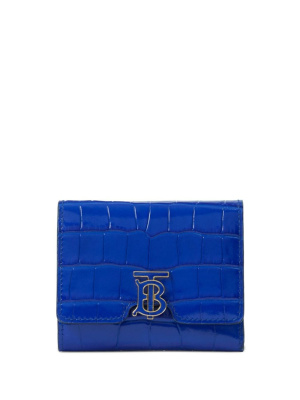 

TB embossed-crocodille wallet, Burberry TB embossed-crocodille wallet