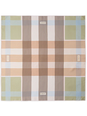 

Check silk scarf, Burberry Check silk scarf