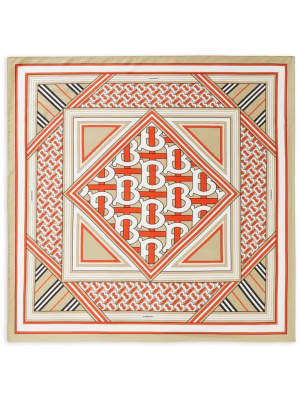 

Montage-print silk scarf, Burberry Montage-print silk scarf
