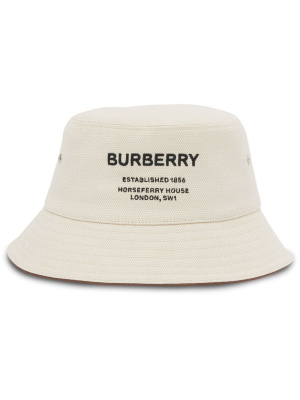 

Horseferry-embroidery bucket hat, Burberry Horseferry-embroidery bucket hat