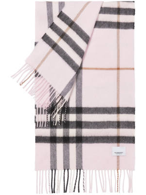 

The Classic check-pattern fringed scarf, Burberry The Classic check-pattern fringed scarf