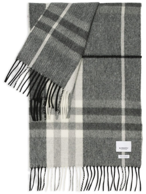 

The Classic Check cashmere scarf, Burberry The Classic Check cashmere scarf